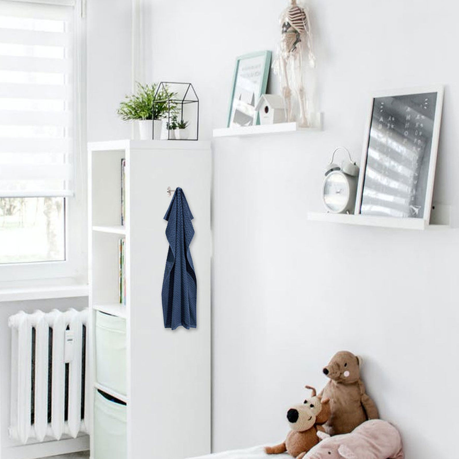 Home Bathroom Towels - 6 Buah Gantungan Logam Stainless Steel,