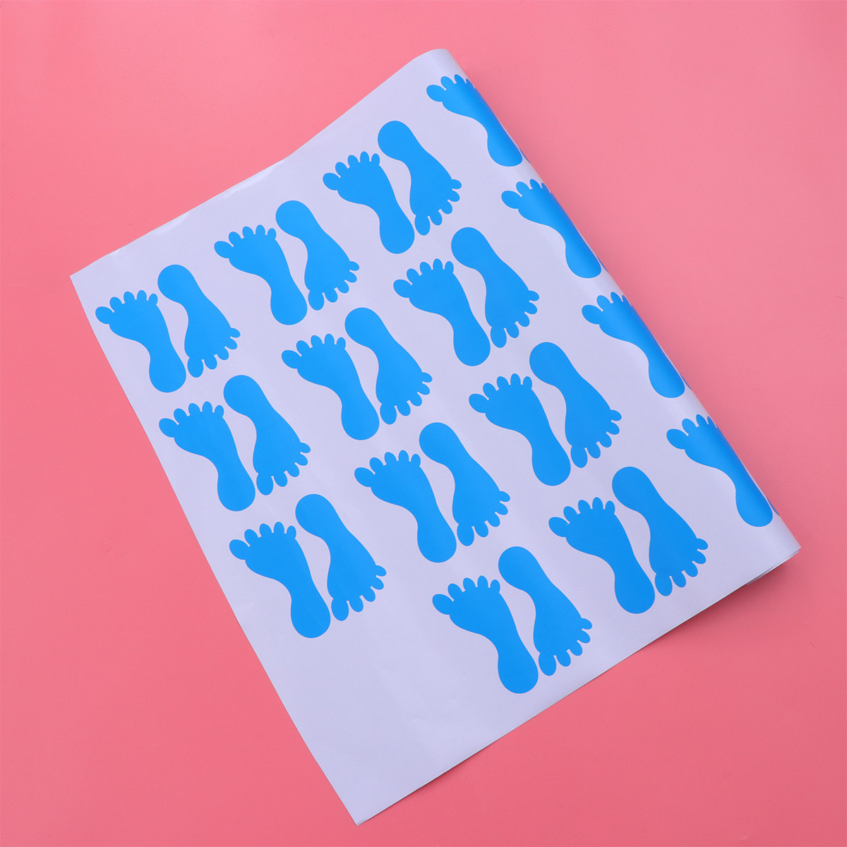 Home Bathroom Wall Decor - 20 Pasang Stiker Lantai Jejak Kaki