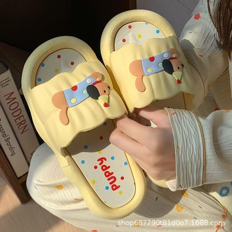 Home Bathroom Size - Sandal Hot Dog Kartun untuk Wanita,