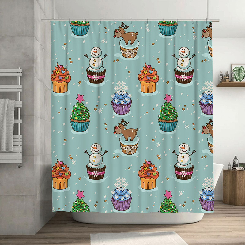 Home Decor Bathroom Ideas - TU Tirai Mandi Natal Menawan Dekorasi