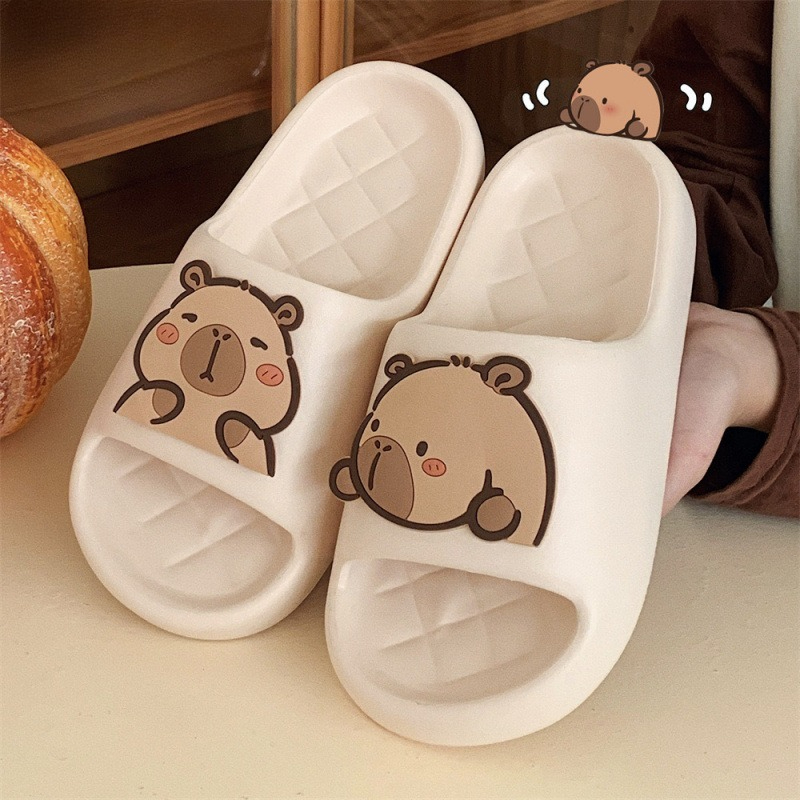Home Bathroom Size - Sandal Wanita Sandal Rumah Capybara Lucu