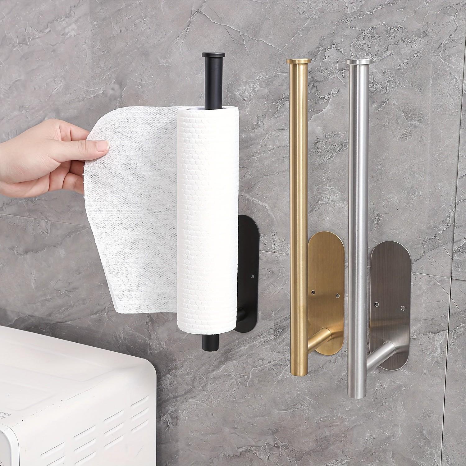 Home Bathroom Paper Towels - Rak Handuk Minimalis dari Baja Anti
