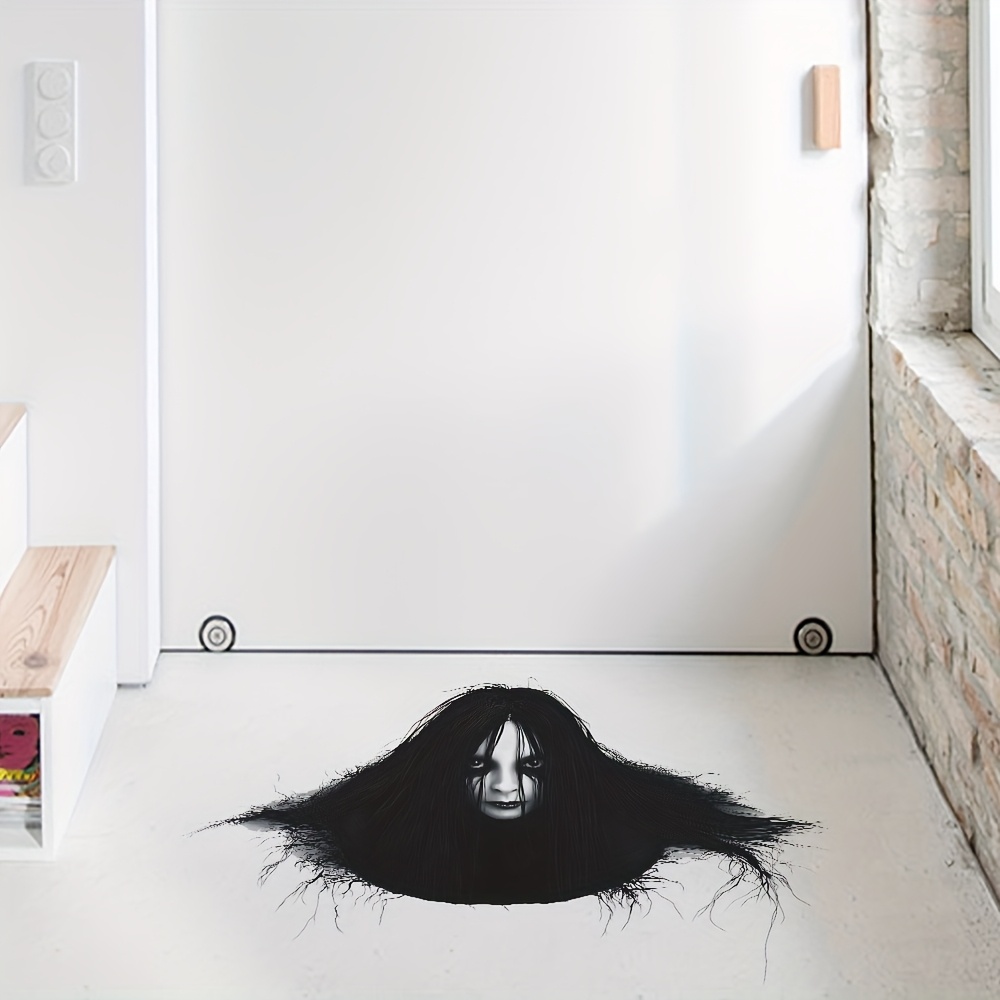 Home Bathroom Dimensions - Stiker dinding dan lantai Halloween 2D