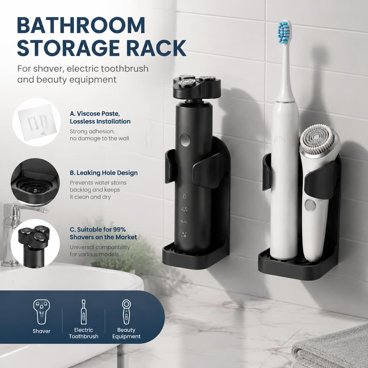 Tempat Sikat Gigi Tahan Air Ta - Home Essentials Bathroom Accessories ulasan dan harga