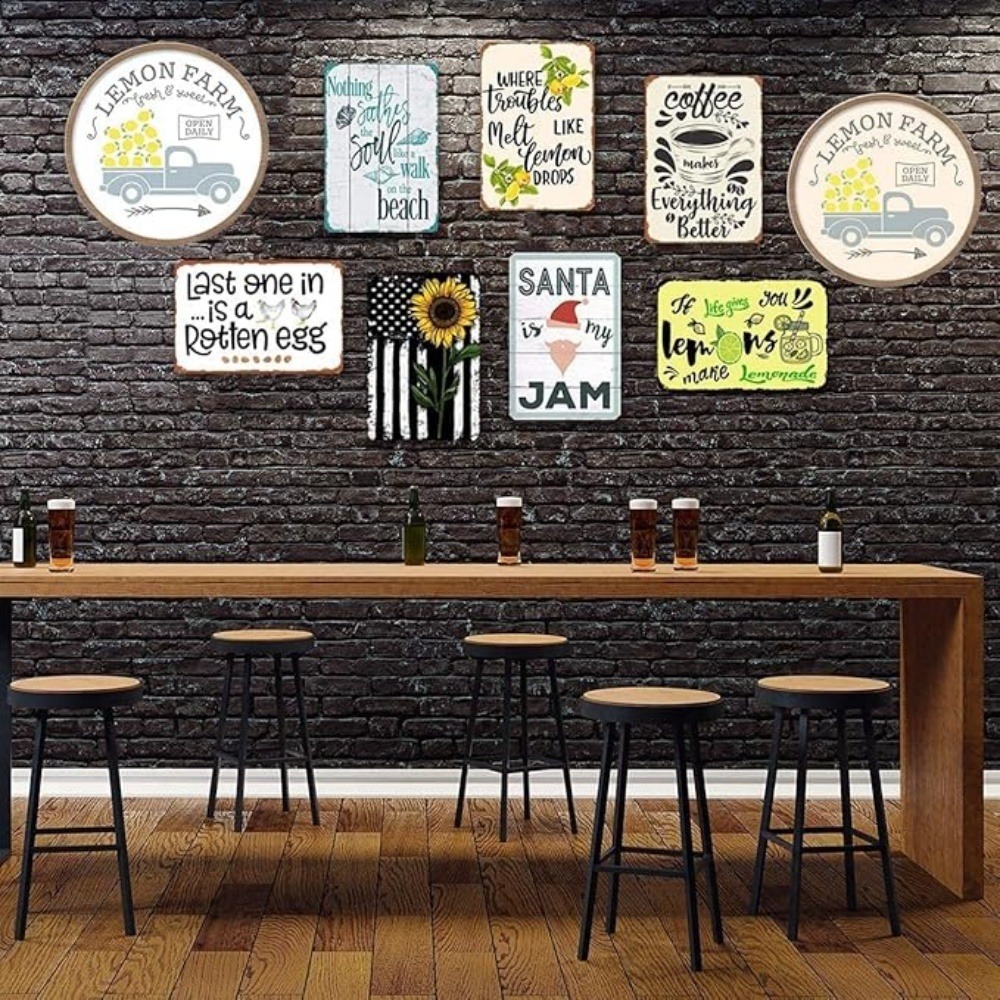 CIFBUY Seni Dinding Aluminium  - Home Bathroom Wall Decor ulasan dan harga