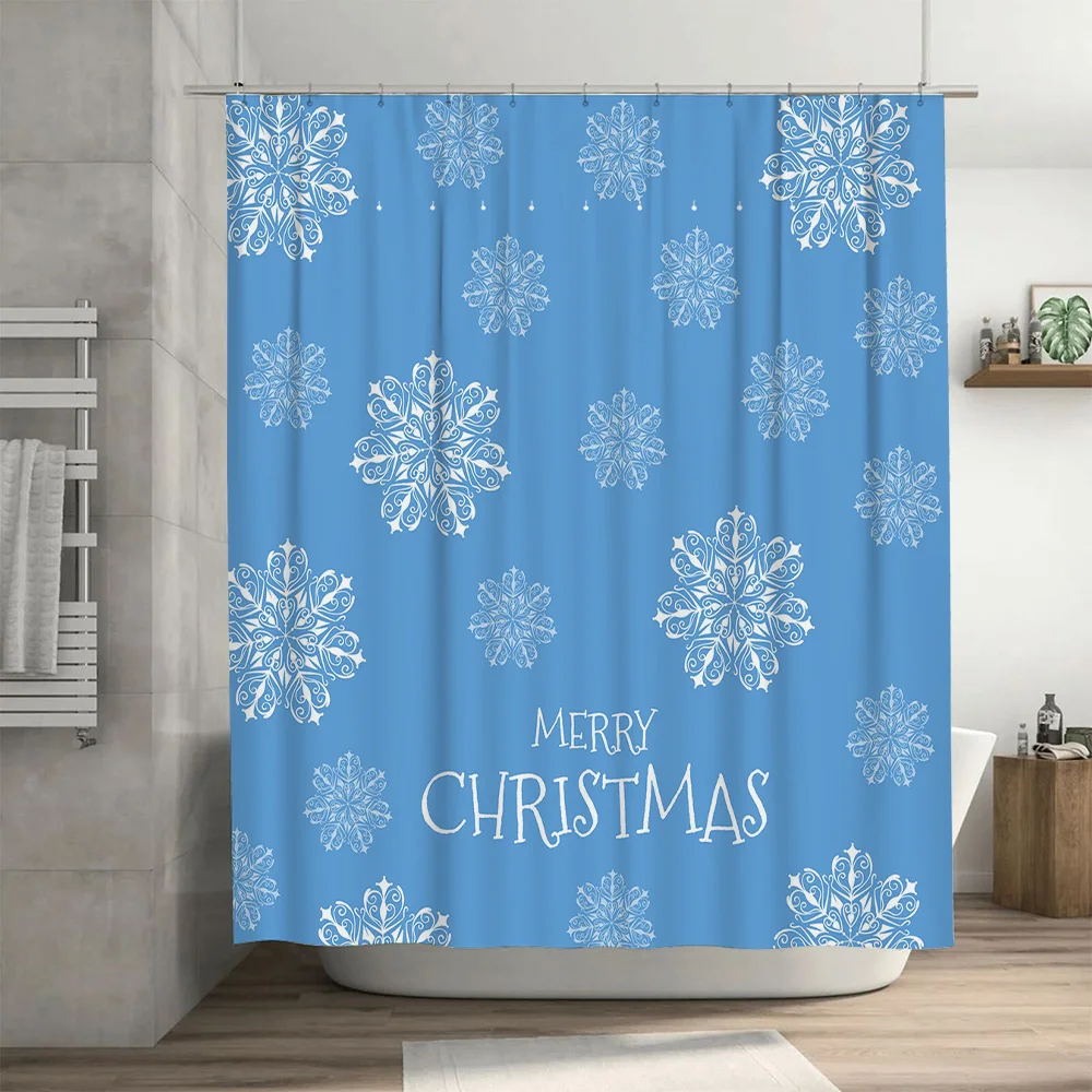 Tirai Mandi Natal Kepingan Sal - Home Decor Bathroom Ideas ulasan dan harga
