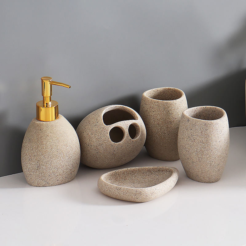 Nordic Resin Pasir Lotion Boto - Zara Home Bathroom Set ulasan dan harga