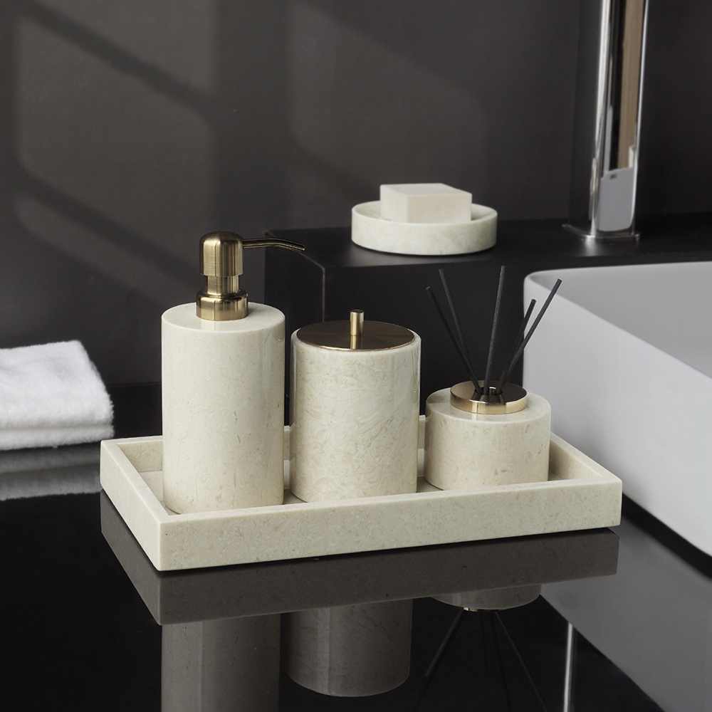 Crema Nuova Set Kamar Mandi Ma - Zara Home Bathroom Set ulasan dan harga