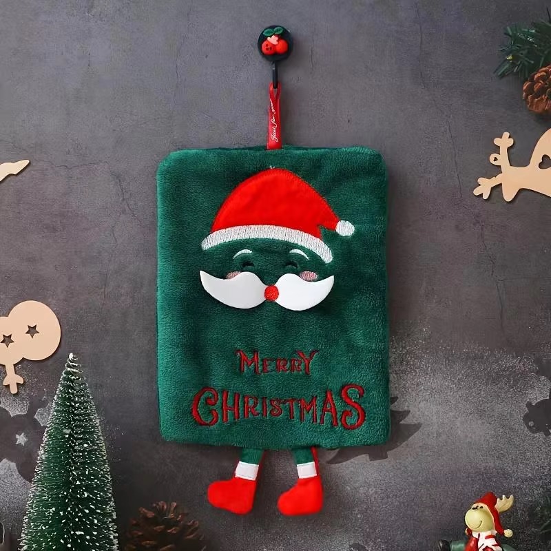 Handuk Gantung Natal Motif San - Home Bathroom Towels ulasan dan harga