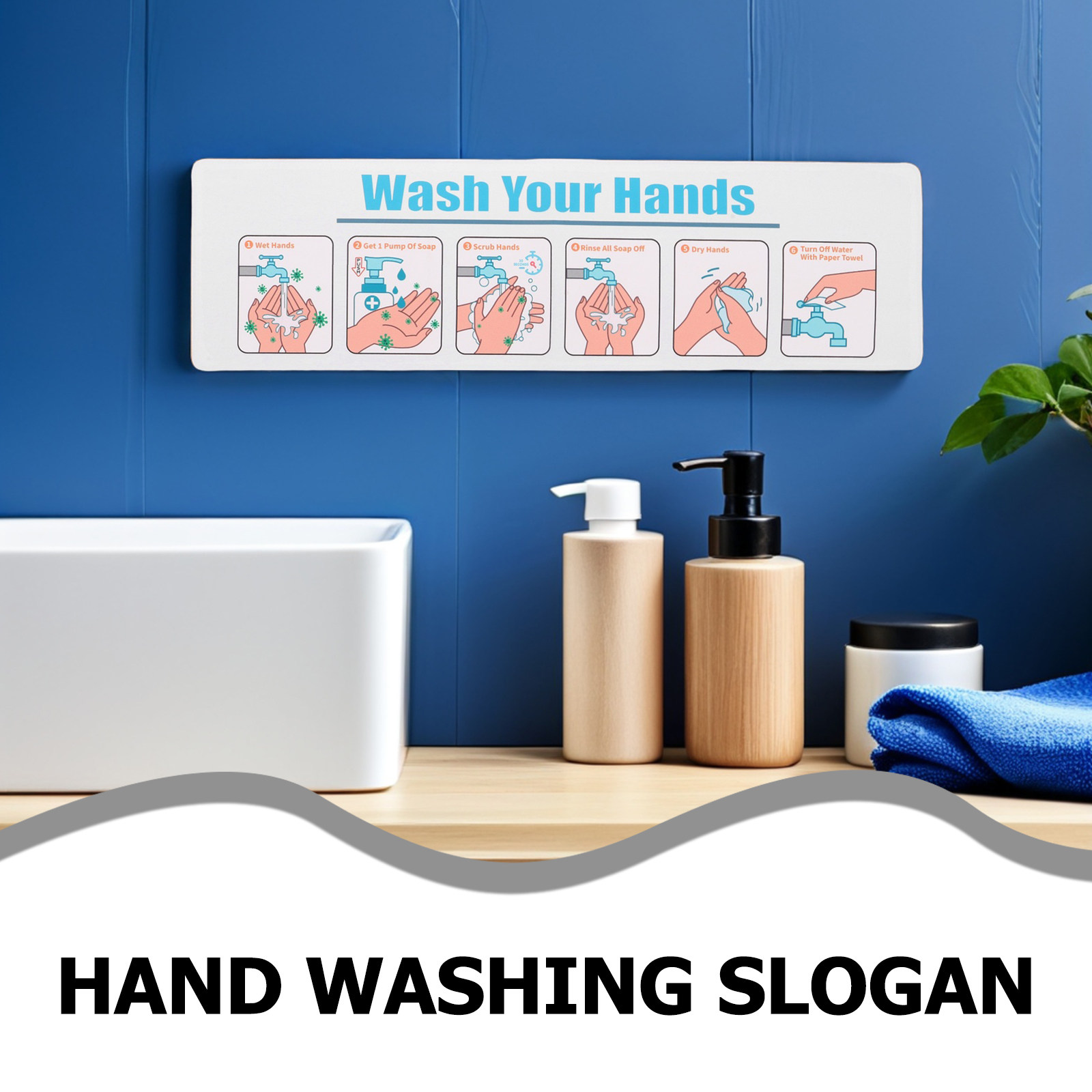 Stiker Dinding Kamar Mandi Tah - Home Bathroom Wall Decor ulasan dan harga