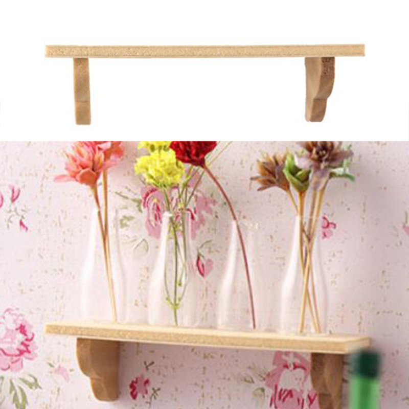 1 Buah 1:12 Rak Dinding Kayu R - Home Bathroom Wall Decor ulasan dan harga