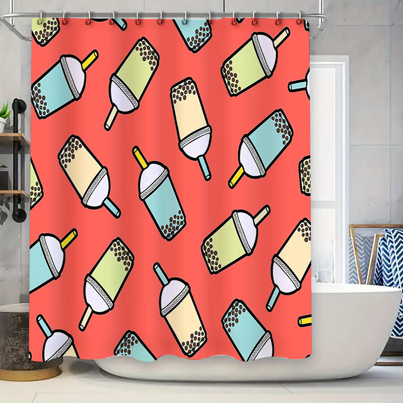 Tirai Mandi Bubble Tea Unik De - Home Decor Bathroom Ideas ulasan dan harga