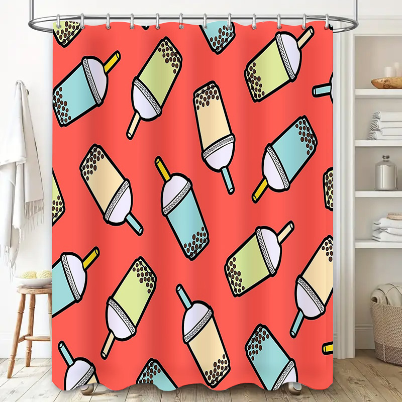 Tirai Mandi Bubble Tea Unik De - Home Decor Bathroom Ideas ulasan dan harga