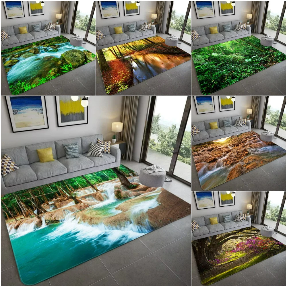 Karpet Pemandangan 3D Terinspi - Home Decor Bathroom Ideas ulasan dan harga