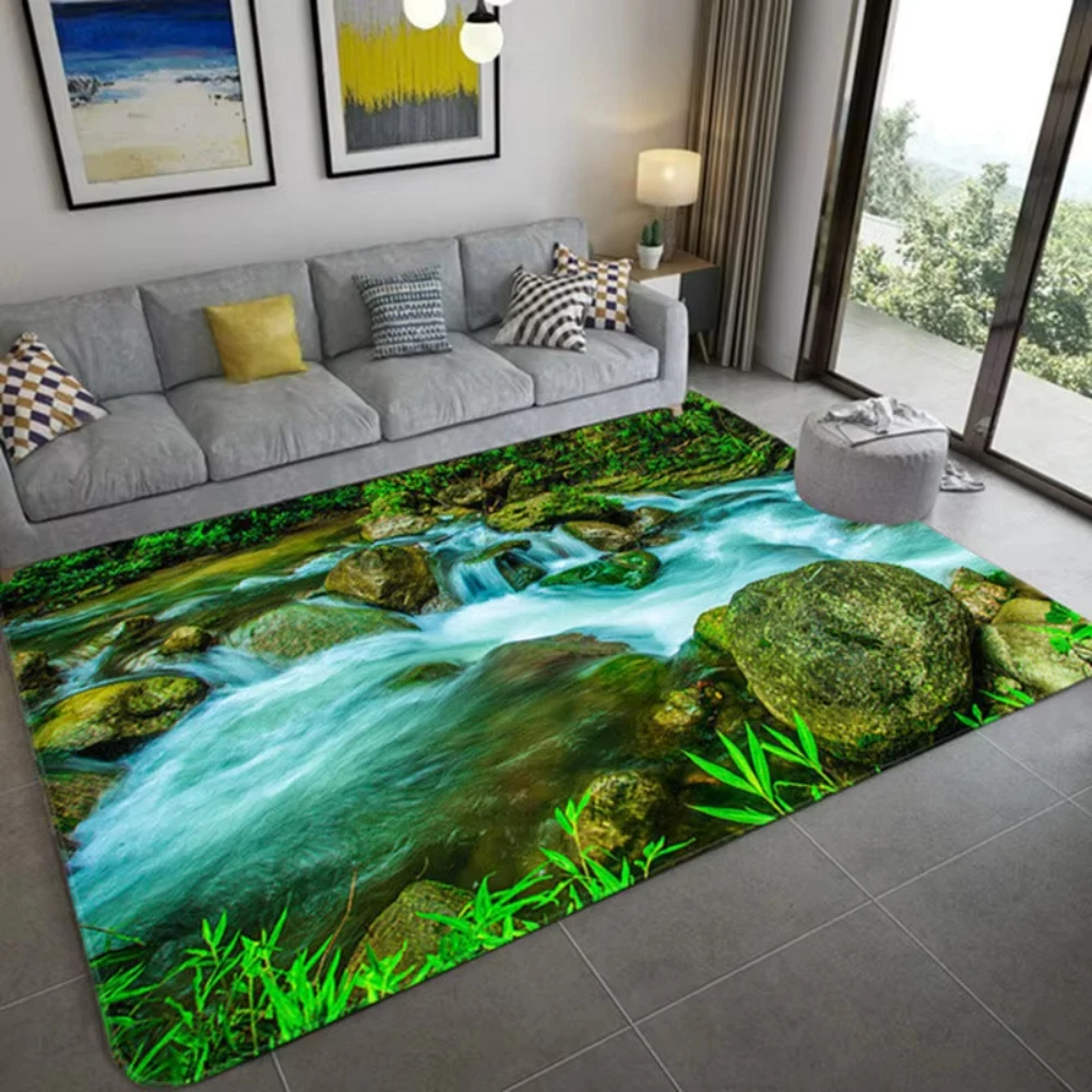 Karpet Pemandangan 3D Terinspi - Home Decor Bathroom Ideas ulasan dan harga