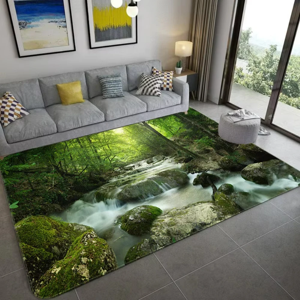 Karpet Pemandangan 3D Terinspi - Home Decor Bathroom Ideas ulasan dan harga