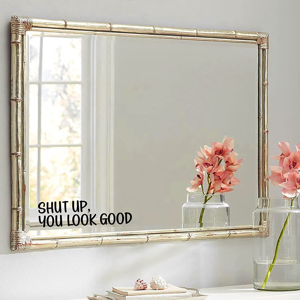 Sh * T UP You Look Good Kutipa - Home Goods Bathroom Mirrors ulasan dan harga