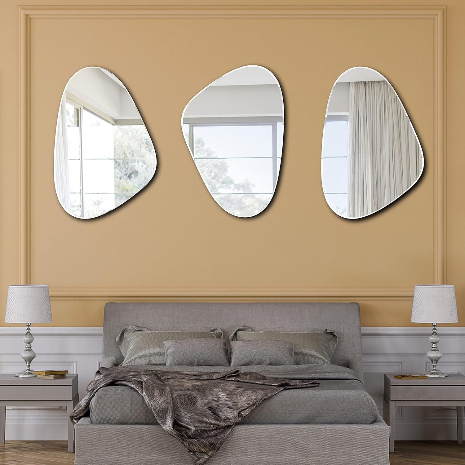 Cermin Dinding Kamar Mandi Ben - Home Goods Bathroom Mirrors ulasan dan harga