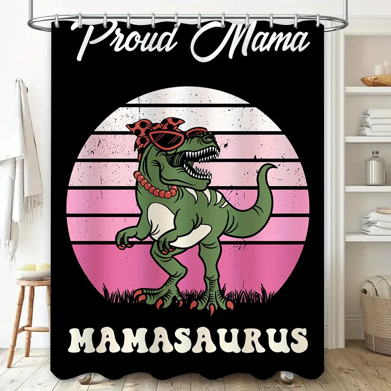 Tirai Mandi Dinosaurus Mama Be - Home Decor Bathroom Ideas ulasan dan harga