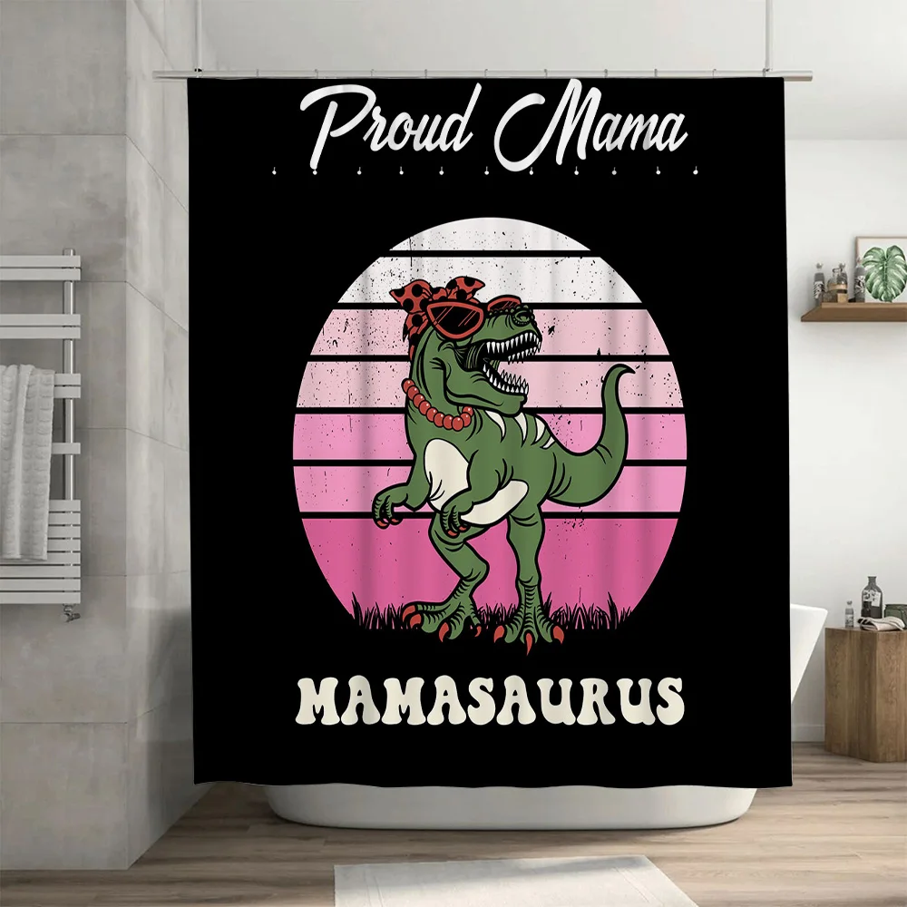 Tirai Mandi Dinosaurus Mama Be - Home Decor Bathroom Ideas ulasan dan harga
