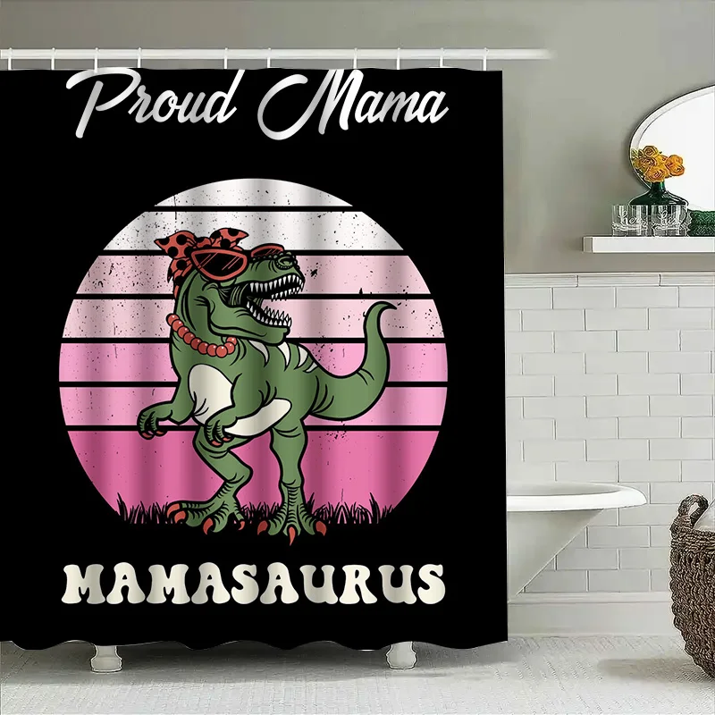 Tirai Mandi Dinosaurus Mama Be - Home Decor Bathroom Ideas ulasan dan harga
