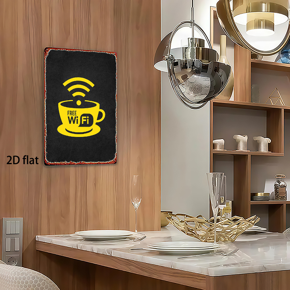 Papan Tanda Logam Vintage 2D,  - Home Decor Bathroom Ideas ulasan dan harga