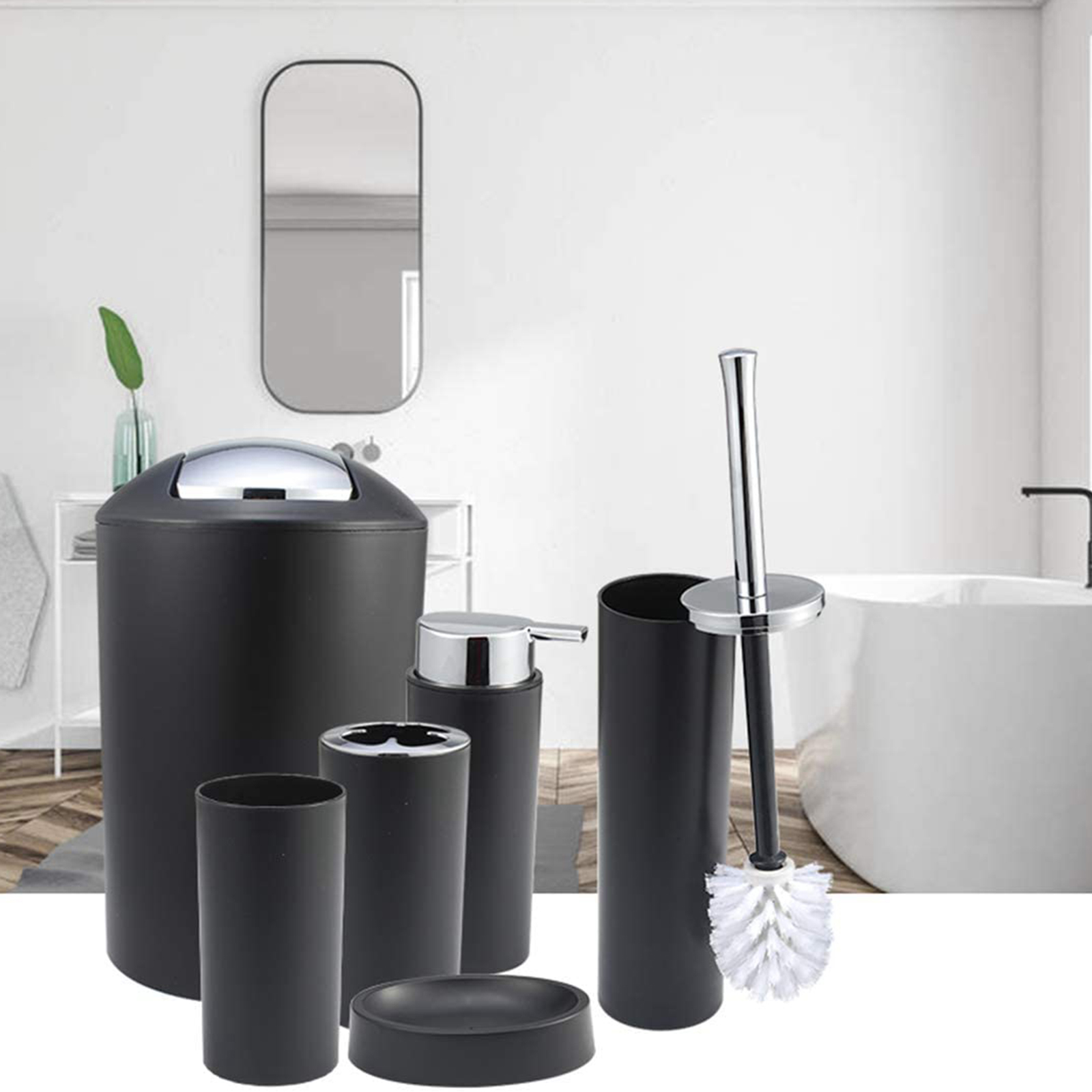 6 Buah Set Aksesori Kamar Mand - Zara Home Bathroom Set ulasan dan harga