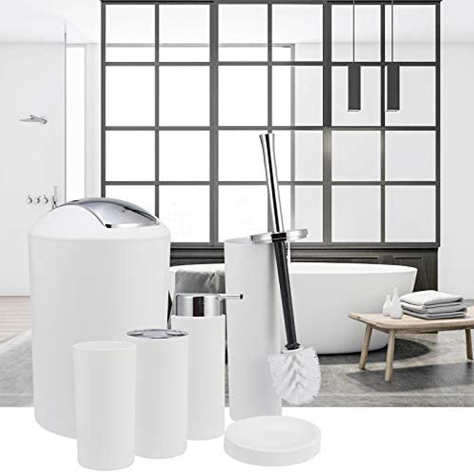 6 Buah Set Aksesori Kamar Mand - Zara Home Bathroom Set ulasan dan harga